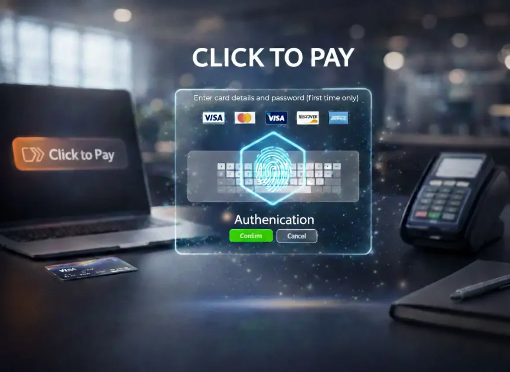 Second-time uses Click to Pay